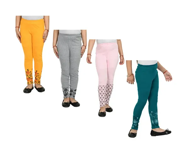 Stylish Fancy Leggings For Girls Pack Of 5