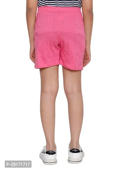 Fabulous Multicoloured Cotton Printed Shorts For Girls Pack Of 5-thumb5