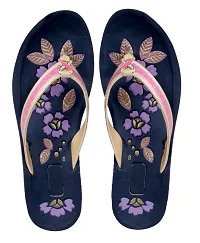 IndiWeaves Gold::Pink Comfortable Flip Flop/Sandal for Womens-Size-4-thumb3