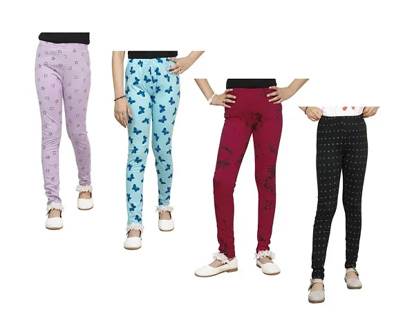 Fabulous Leggings For Girls Pack Of 4