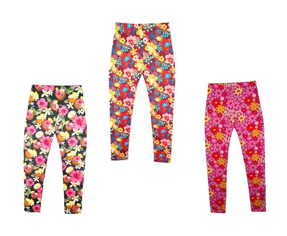 Fabulous Leggings For Girls Pack Of 3