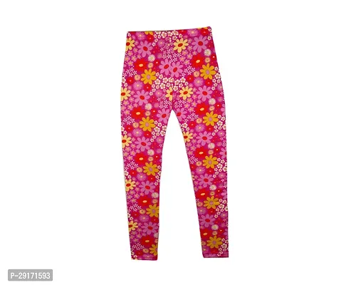 Fabulous Multicoloured Polyester Printed Leggings For Girls Pack Of 3-thumb5