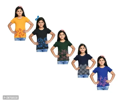 Girls Stylish Cotton Printed Casual Top