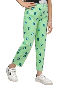 Stylish Multicoloured Cotton Printed Pyjama Lower Pant For Girls Pack Of 2-thumb3