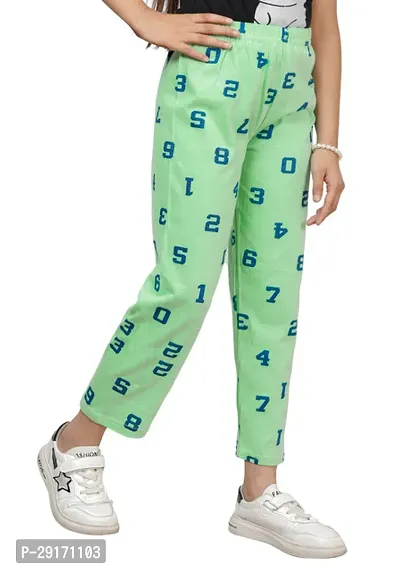 Stylish Multicoloured Cotton Printed Pyjama Lower Pant For Girls Pack Of 2-thumb4