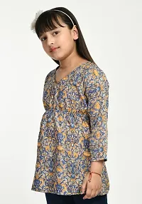 Stylish Multicoloured Crepe Printed Tops For Girls-thumb2