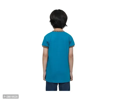 Stylish Multicoloured Cotton Round Neck Tees For Boy Pack Of 4-thumb3