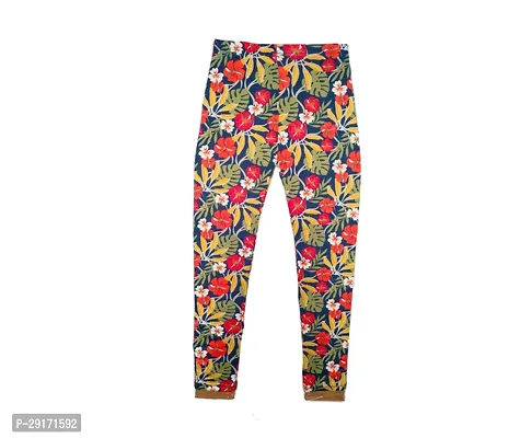 Fabulous Multicoloured Polyester Printed Leggings For Girls Pack Of 3-thumb2