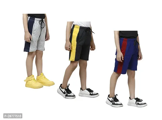 Elegant Cotton Regular Shorts For Boys