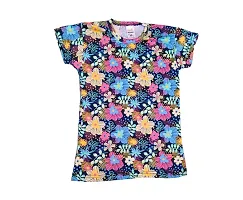 Stylish Polyester Printed Tshirt For Girls Pack of 3-thumb3