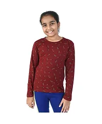 Stylish Multicoloured Cotton Printed Tee Combo For Girls Pack Of 2-thumb1