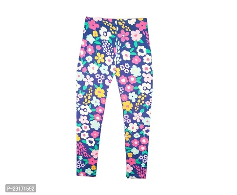 Fabulous Multicoloured Polyester Printed Leggings For Girls Pack Of 3-thumb3