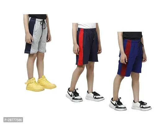 Elegant Cotton Regular Shorts For Boys