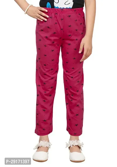 Stylish Multicoloured Cotton Printed Pyjama Lower Pant For Girls Pack Of 5-thumb3