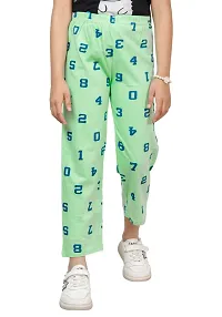 Stylish Multicoloured Cotton Printed Pyjama Lower Pant For Girls Pack Of 4-thumb2