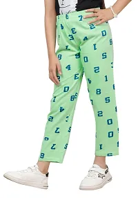 Stylish Multicoloured Cotton Printed Pyjama Lower Pant For Girls Pack Of 4-thumb4