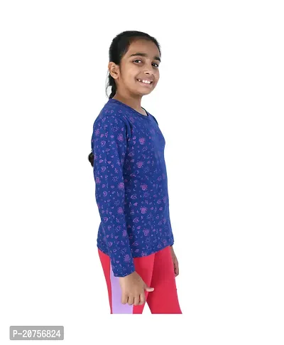 Stylish Multicoloured Cotton Printed Tee Combo For Girls Pack Of 2-thumb4