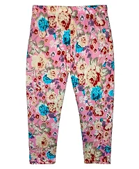 Fabulous Polyester Printed Slim Fit Capris For Girls Pack Of 2-thumb1