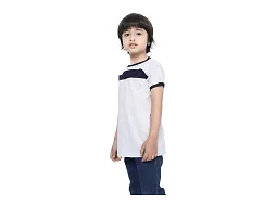 Stylish Cotton Self Pattern Round Neck T-Shirts For Boys- Pack Of 5-thumb4