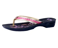 IndiWeaves Gold::Pink Comfortable Flip Flop/Sandal for Womens-Size-4-thumb1