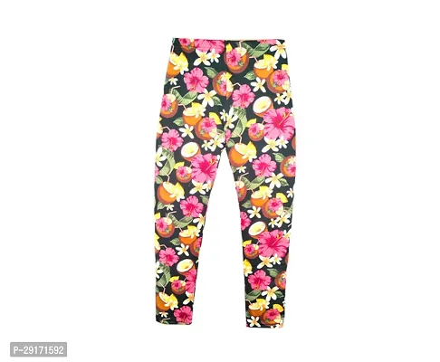 Fabulous Multicoloured Polyester Printed Leggings For Girls Pack Of 3-thumb5