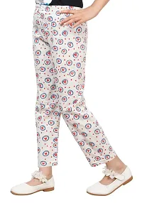 Stylish Multicoloured Cotton Printed Pyjama Lower Pant For Girls Pack Of 2-thumb3