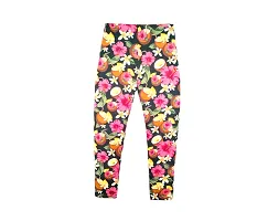 Fabulous Multicoloured Polyester Printed Leggings For Girls Pack Of 3-thumb1