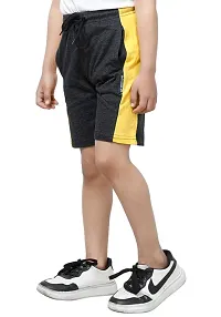 Stylish Multicoloured Cotton Solid Shorts For Boys Pack Of 2-thumb2