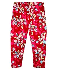 Fabulous Polyester Printed Slim Fit Capris For Girls Pack Of 2-thumb2