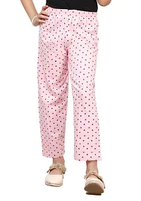 Stylish Multicoloured Cotton Printed Pyjama Lower Pant For Girls Pack Of 3-thumb2