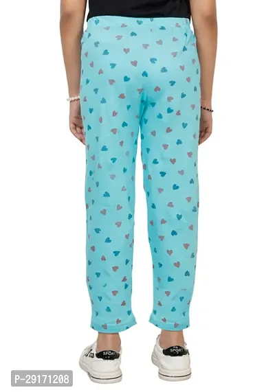 Stylish Multicoloured Cotton Printed Pyjama Lower Pant For Girls Pack Of 3-thumb5