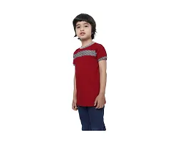 Stylish Multicoloured Cotton Round Neck Tees For Boy Pack Of 4-thumb4