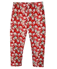 Fabulous Polyester Printed Slim Fit Capris For Girls Pack Of 2-thumb1