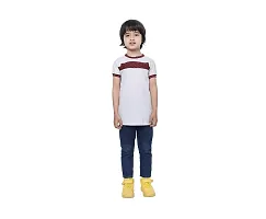 Stylish Multicoloured Cotton Colourblocked Tees For Boys Pack Of 4-thumb1