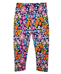 Fabulous Polyester Printed Slim Fit Capris For Girls Pack Of 2-thumb1