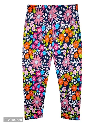 Fabulous Polyester Printed Slim Fit Capris For Girls Pack Of 2-thumb2