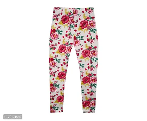 Fabulous Multicoloured Polyester Printed Leggings For Girls Pack Of 3-thumb3