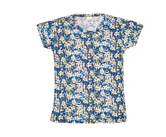 Stylish Polyester Printed Tshirt For Girls Pack of 3-thumb3