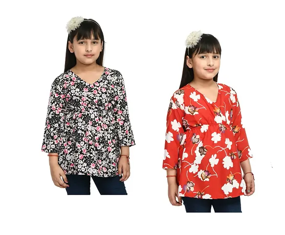 Beautiful Crepe Tops Pack Of 2