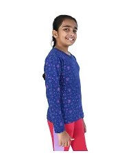 Stylish Multicoloured Cotton Printed Tee Combo For Girls Pack Of 2-thumb3