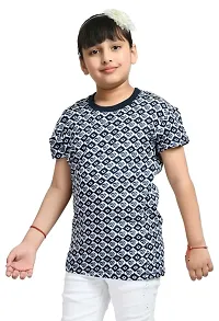 Stylish Multicoloured Crepe Printed Half Sleeve T-shirt For Girl Pack Of 3-thumb2