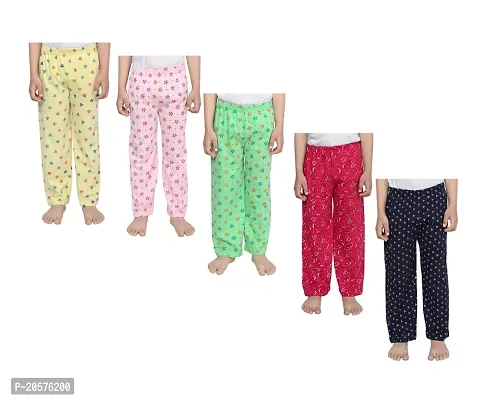 Classic Cotton Kids Track/Pajama for Boys/ Girls Pack Of 5