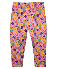 Fabulous Polyester Printed Slim Fit Capris For Girls Pack Of 2-thumb1