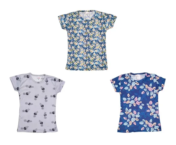 Stylish Tshirt For Girls Pack of 3