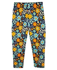 Fabulous Polyester Printed Slim Fit Capris For Girls Pack Of 2-thumb1