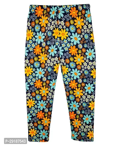 Fabulous Polyester Printed Slim Fit Capris For Girls Pack Of 2-thumb2