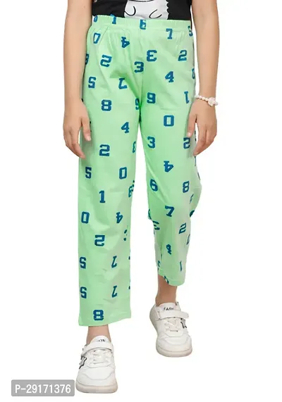 Stylish Multicoloured Cotton Printed Pyjama Lower Pant For Girls Pack Of 5-thumb3