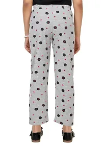 Stylish Multicoloured Cotton Printed Pyjama Lower Pant For Girls Pack Of 4-thumb4