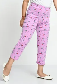 Stylish Pink Cotton Printed Pyjama For Girl-thumb4