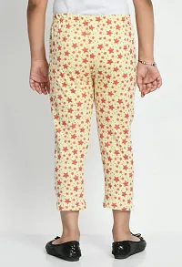 Fabulous Beige Cotton Printed Capri For Girls-thumb4